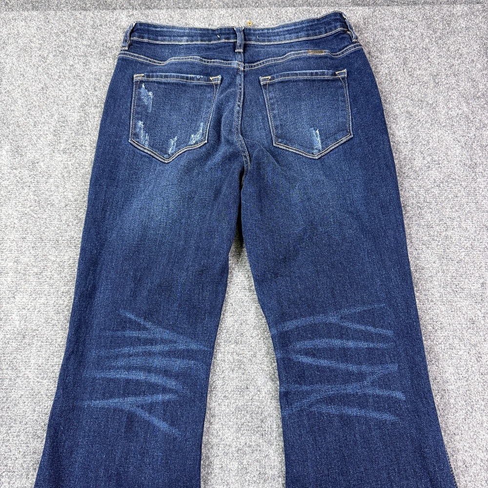 Kancan Womens Flare Jeans Size 11/29 Luke High Rise Stretch Distressed Denim - Picture 13 of 16